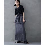 etoll エトル リボンオーバルネックリブトップス | Fashion Letter | 詳細画像8 