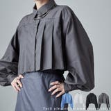 etoll エトル タックプリーツボリュームスリーブシャツ | Fashion Letter | 詳細画像1 