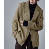 チェックベージュ | etoll エトル トラディショナルツイルテーラードジャケット | Fashion Letter