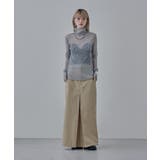 etoll エトル ラメシアープリーツハイネックトップス | Fashion Letter | 詳細画像8 