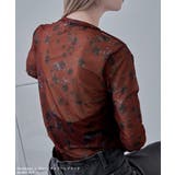 etoll エトル ローズプリントシアートップス | Fashion Letter | 詳細画像15 