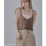 etoll エトル ラインフラワークルーネックシアートップス | Fashion Letter | 詳細画像16 