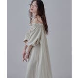 etoll エトル タフタボリュームオフショルワンピース | Fashion Letter | 詳細画像15