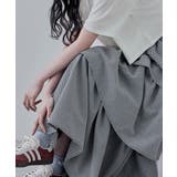 etoll エトル ギンガムチェックティアードスカート | Fashion Letter | 詳細画像14