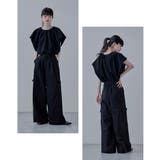 etoll エトル ワイドシルエットツイルカーゴパンツ | Fashion Letter | 詳細画像4