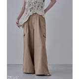 etoll エトル ワイドシルエットツイルカーゴパンツ | Fashion Letter | 詳細画像5