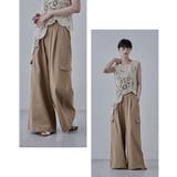 etoll エトル ワイドシルエットツイルカーゴパンツ | Fashion Letter | 詳細画像7