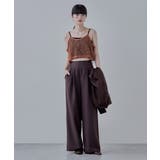 etoll エトル ネップメッシュキャミビスチェ | Fashion Letter | 詳細画像4