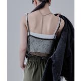 etoll エトル ネップメッシュキャミビスチェ | Fashion Letter | 詳細画像9