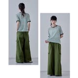 etoll エトル リンガーネックシアーボーダーTシャツ | Fashion Letter | 詳細画像12 