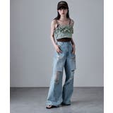 etoll エトル チェック柄フリルビスチェ | Fashion Letter | 詳細画像16