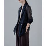 etoll エトル メッシュシアーテーラードジャケット | Fashion Letter | 詳細画像3