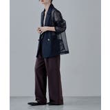 etoll エトル メッシュシアーテーラードジャケット | Fashion Letter | 詳細画像5