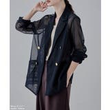 etoll エトル メッシュシアーテーラードジャケット | Fashion Letter | 詳細画像12