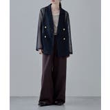 etoll エトル メッシュシアーテーラードジャケット | Fashion Letter | 詳細画像13