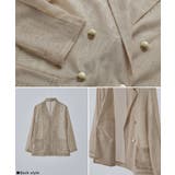 etoll エトル メッシュシアーテーラードジャケット | Fashion Letter | 詳細画像19