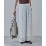 etoll エトル フラワーレースナロースカート | Fashion Letter | 詳細画像6