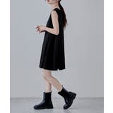 etoll エトル バックオープンスリーブレスフレアチュニック | Fashion Letter | 詳細画像3
