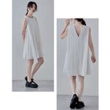 etoll エトル バックオープンスリーブレスフレアチュニック | Fashion Letter | 詳細画像9