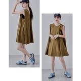 etoll エトル バックオープンスリーブレスフレアチュニック | Fashion Letter | 詳細画像15
