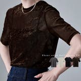 etoll エトル シアーベロアハーフスリーブPO | Fashion Letter | 詳細画像1 