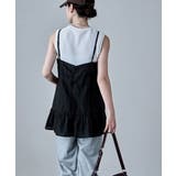 etoll エトル アイレットレースキャミソールチュニックトップス | Fashion Letter | 詳細画像4