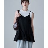 etoll エトル アイレットレースキャミソールチュニックトップス | Fashion Letter | 詳細画像5