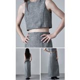 etoll エトル リネンタッチハイウエストタイトスカート | Fashion Letter | 詳細画像9