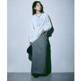 etoll エトル リネンタッチハイウエストタイトスカート | Fashion Letter | 詳細画像16