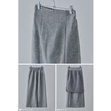 etoll エトル リネンタッチハイウエストタイトスカート | Fashion Letter | 詳細画像19