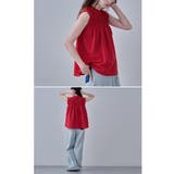 etoll エトル リネンタッチシャーリングブラウス | Fashion Letter | 詳細画像16 