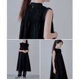 etoll エトル リネンタッチシャーリングワンピース | Fashion Letter | 詳細画像4 