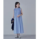 etoll エトル リネンタッチシャーリングワンピース | Fashion Letter | 詳細画像12 