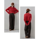 etoll エトル モヘアタッチクロップドカーディガン | Fashion Letter | 詳細画像12 