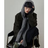 etoll エトル モヘアタッチフードマフラー | Fashion Letter | 詳細画像8 