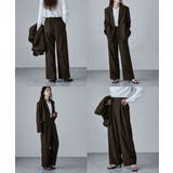 etoll エトル 【単品】ツイルタックワイドパンツ | Fashion Letter | 詳細画像12 