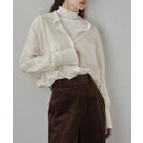 アイボリー | etoll エトル スパングル刺繍シアーブラウス | Fashion Letter