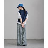 etoll エトル チェック柄コットンワイドパンツ | Fashion Letter | 詳細画像5 