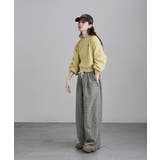 etoll エトル チェック柄コットンワイドパンツ | Fashion Letter | 詳細画像17 