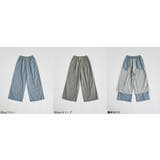 etoll エトル チェック柄コットンワイドパンツ | Fashion Letter | 詳細画像18 