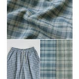 etoll エトル チェック柄コットンワイドパンツ | Fashion Letter | 詳細画像19 