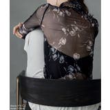 etoll エトル 花柄シアーボトルネックトップス | Fashion Letter | 詳細画像10 