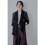etoll エトル メッシュシアーテーラードジャケット | Fashion Letter | 詳細画像6 
