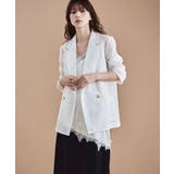 etoll エトル メッシュシアーテーラードジャケット | Fashion Letter | 詳細画像14 