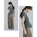 etoll エトル ミックスメッシュポロ襟ニット | Fashion Letter | 詳細画像10 