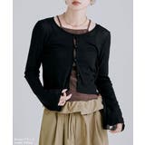 etoll エトル ポインテールシアークロップドカーディガン | Fashion Letter | 詳細画像16