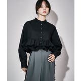 etoll エトル フリルヘムショートブラウス | Fashion Letter | 詳細画像3