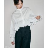 etoll エトル フリルヘムショートブラウス | Fashion Letter | 詳細画像8