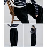 etoll エトル コーデュロイサイドタックコクーンパンツ | Fashion Letter | 詳細画像4 