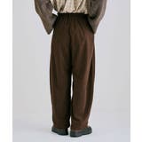 etoll エトル コーデュロイサイドタックコクーンパンツ | Fashion Letter | 詳細画像9 